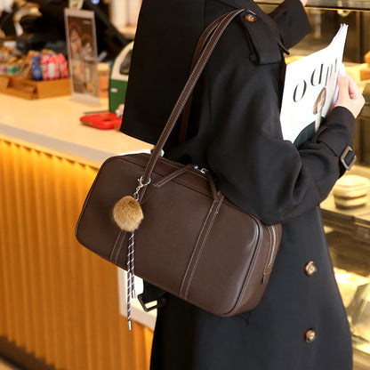 Women's Genuine Cowhide Leather Shoulder Bag
