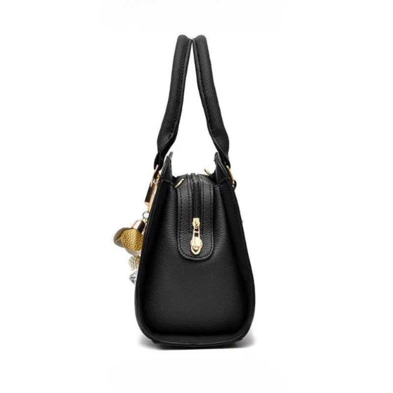 Large Capacity PU Leather Handbag Women Shoulder Crossbody Bag
