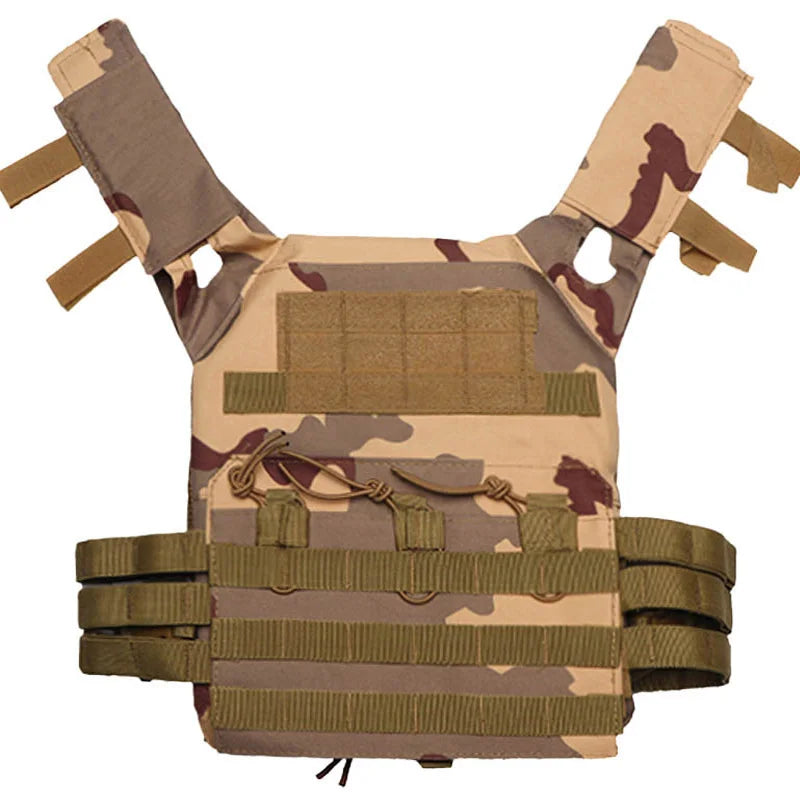 Tactical JPC Plate Carrier Vest – Men's MOLLE Airsoft & Hunting Vest