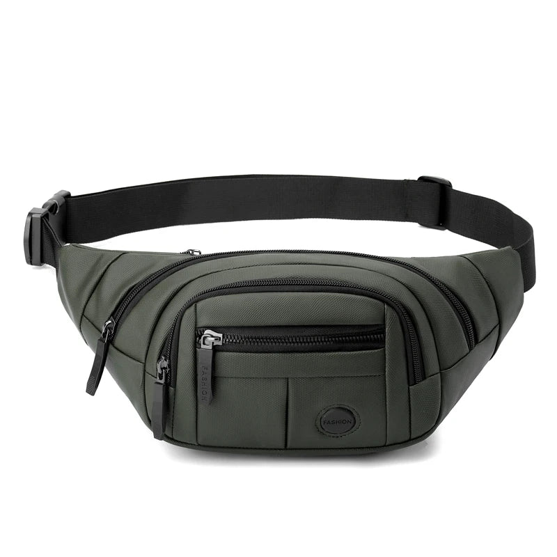 Men's Multi-Pocket Chest Bag & Waist Pack