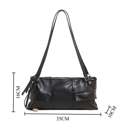 Oil Wax Leather Crossbody Bag – Women's Soft Shoulder Handbag