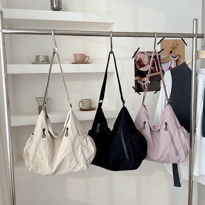Large Capacity Hobo Shoulder Bag for Women – Multi-Pocket