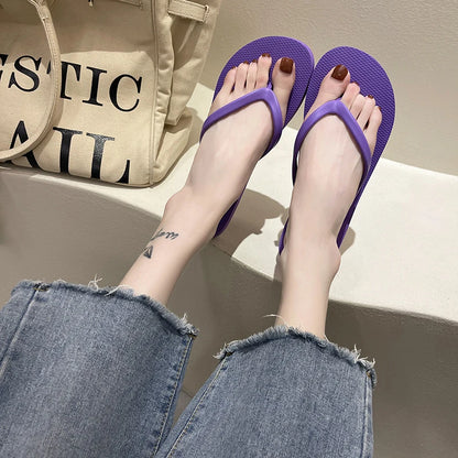 Women's Colorful Non-Slip Beach Flip Flops – Summer Sandals