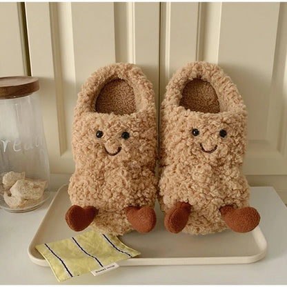Cute Novelty Home Slippers – Dachshund, Croissant & Food Designs