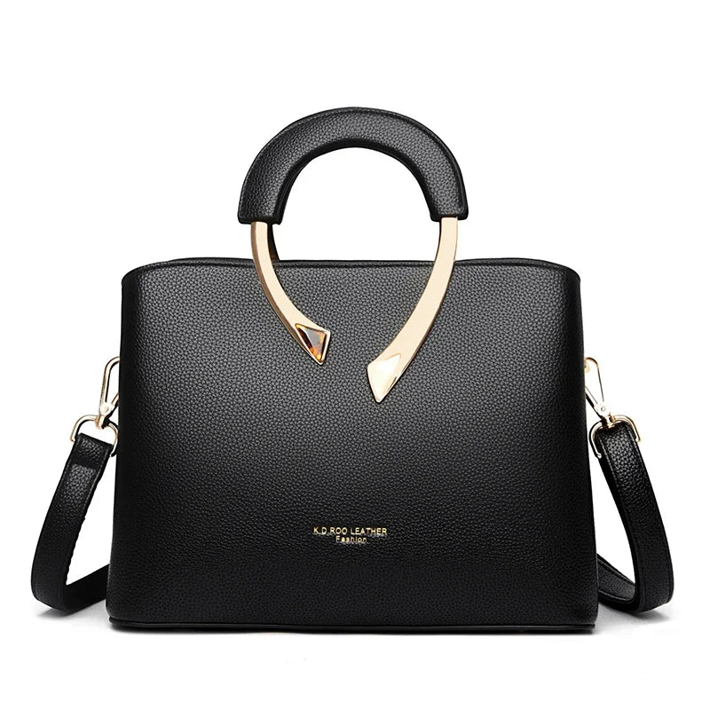 Leather Crossbody Shoulder Bag for Women – Luxury Designer Tote