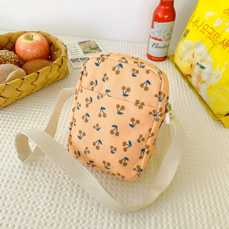 Corduroy Small Fresh Strawberry Crossbody Bag Chain Niche Pillow Casual Versatile Commuter Underarm