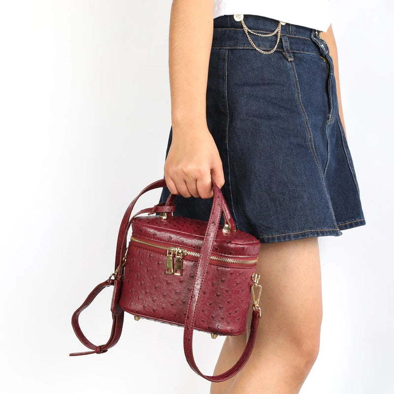 Casual Summer Ostrich Pattern Underarm Women S Crossbody Bag Commute Simple Design Single Shoulder