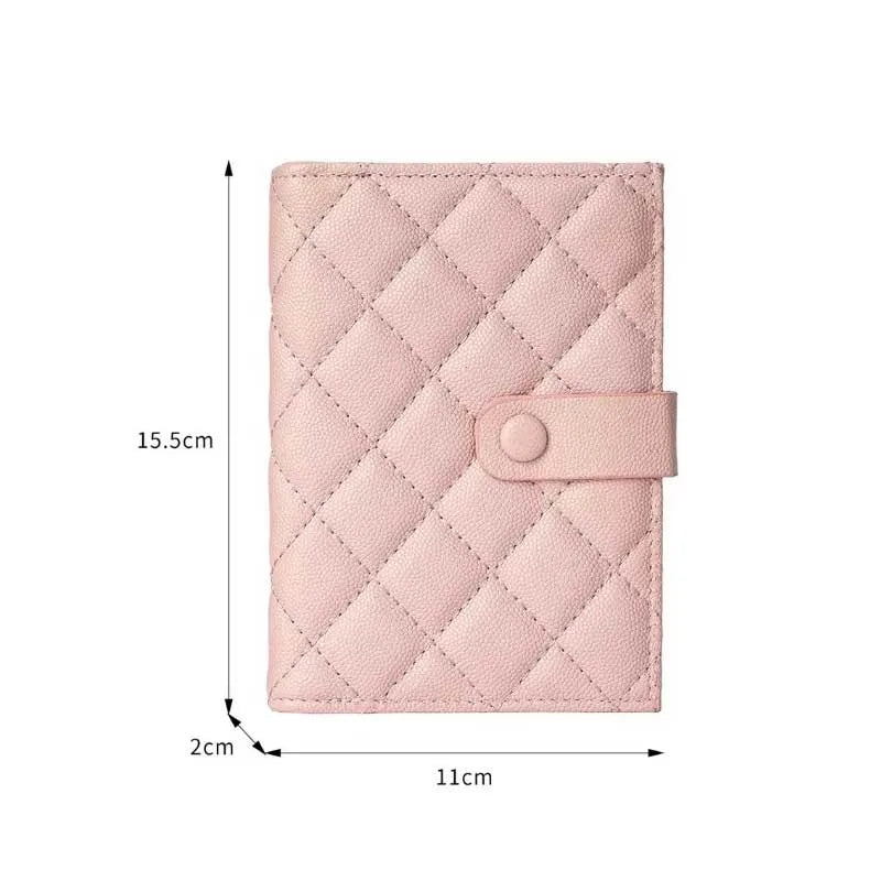 Leather Passport Holder – Women's Quilted Travel Wallet & Card Case
