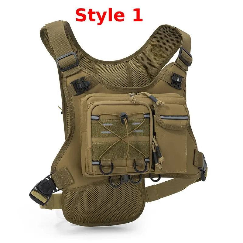 Tactical Running Chest Pack – Outdoor Sports Vest Backpack for Men & Women