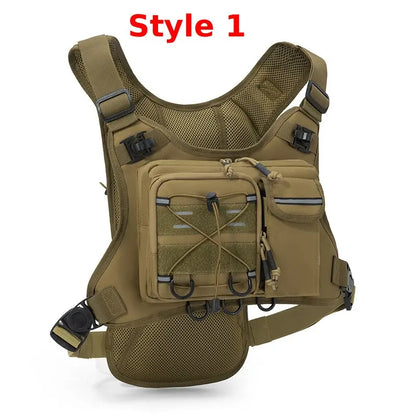 Tactical Running Chest Pack – Outdoor Sports Vest Backpack for Men & Women