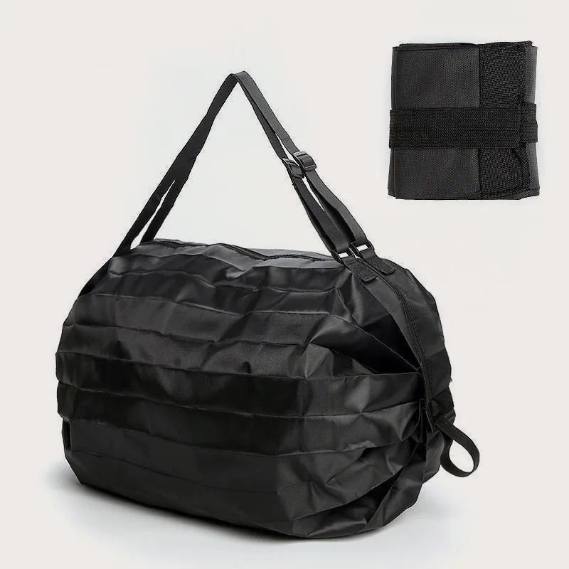 Foldable Waterproof Shopping Bag – Reusable Portable Tote
