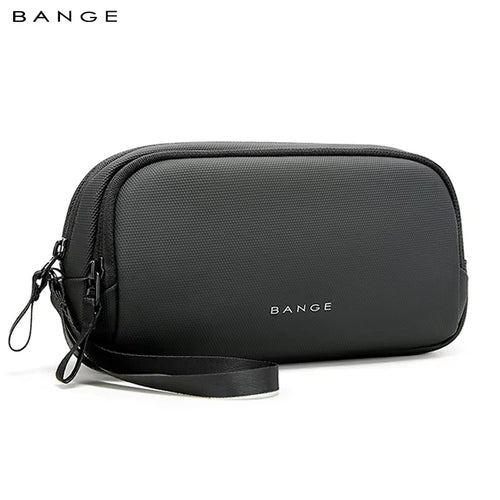BANGE Travel Cable Organizer Clutch – YKK Double Zipper Oxford Pouch