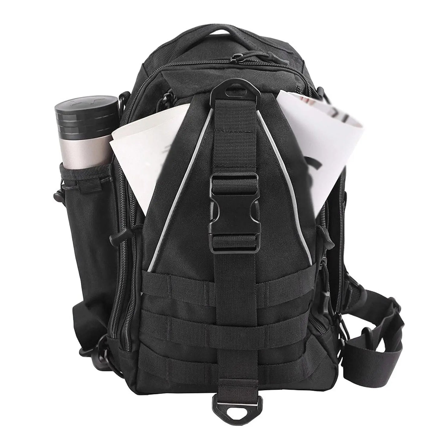 Tactical Sling Bag – Single Shoulder MOLLE Chest Pack for Hiking & Hunting