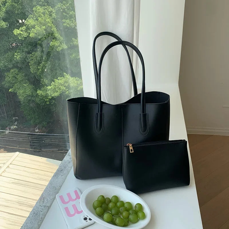 Large Capacity Vintage Tote Bag – Women's Shoulder Bag