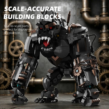 Mecha Gorilla Building Blocks Set – Giant Robotic Ape MOC Kit