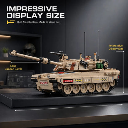 M1 Main Battle Tank MOC Building Blocks Set – 1002 Pieces