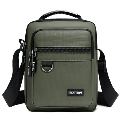 Men's Messenger Shoulder Bag – Lightweight Oxford Crossbody