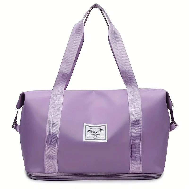 Women's Lightweight Nylon Duffle Bag for Gym & Travel