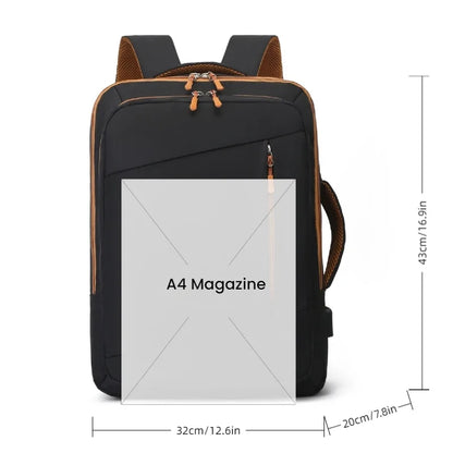 Business Backpack Large Capacity Laptop Bag for Work & Travel