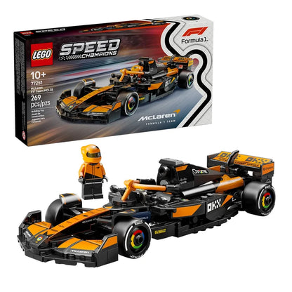 LEGO McLaren F1 77251 Race Car Building Set with Racing Driver Minifigure