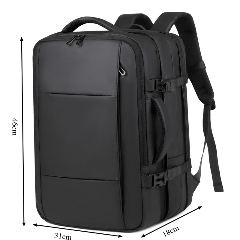 Laptop Backpack with USB Charging Port – Waterproof Business Travel Bag