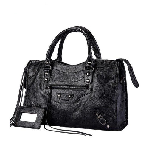 City Motorcycle Shoulder Bag Tote Women Luxury Designer Autumn Winter Handbag Crossbody Large