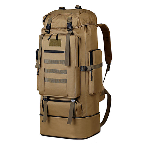 80L/100L Tactical Backpack – Large Hiking & Mountaineering Bag