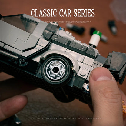 Back to the Future DeLorean Building Blocks – MOC 3-in-1 Car Model