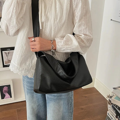 Women's PU Leather Shoulder Bag – Crossbody Handbag