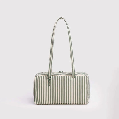 Polka Dot Shoulder Bag – Lightweight Nylon Handbag for Women
