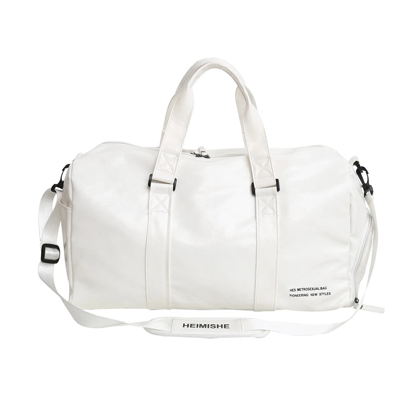 PU Leather Gym Duffel Bag – Premium Travel & Fitness Bag
