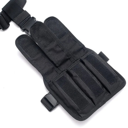Tactical Leg Holster – Right Hand Thigh Gun & Magazine Pouch