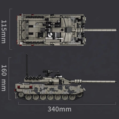 Leopard 2A7 Military Tank Building Blocks Set – 1007 Pieces