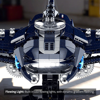 Mechshell Manta Ray Building Blocks Model – 930pcs Sci-Fi Brick Set