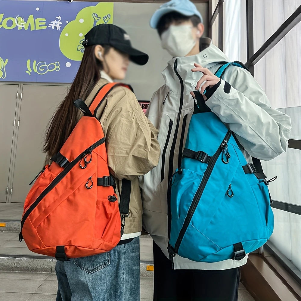 Large Capacity Sling Chest Bag – Sports Crossbody for Men & Women