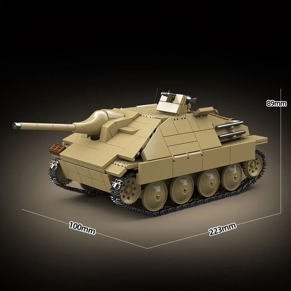 Jagdpanzer 38(t) Hetzer Tank Destroyer Building Blocks Set