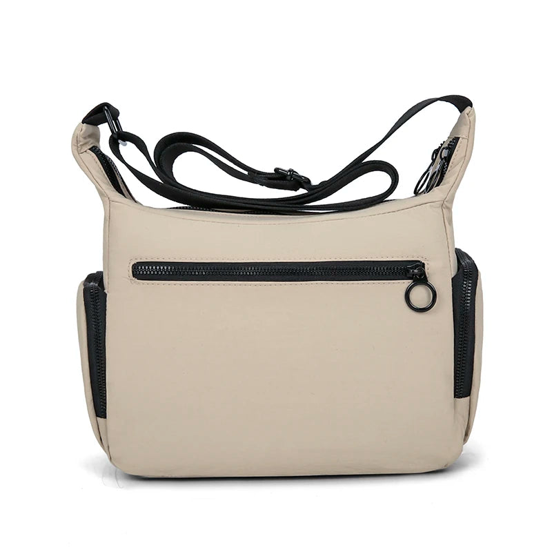 Unisex Water-Resistant Crossbody Sling Bag – Large Capacity Multi-Pocket