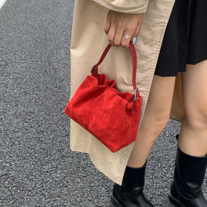 Matte Crossbody Shoulder Bag for Women – Soft Korean Style