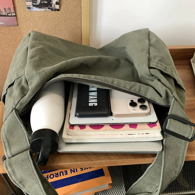 Men's Large Capacity Messenger Bag – Casual Shoulder Bag