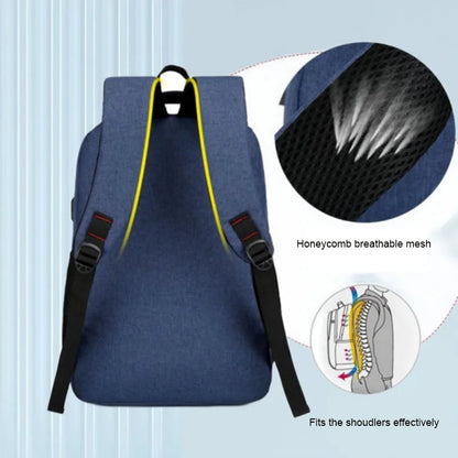 Waterproof Laptop Backpack with USB Charging Port