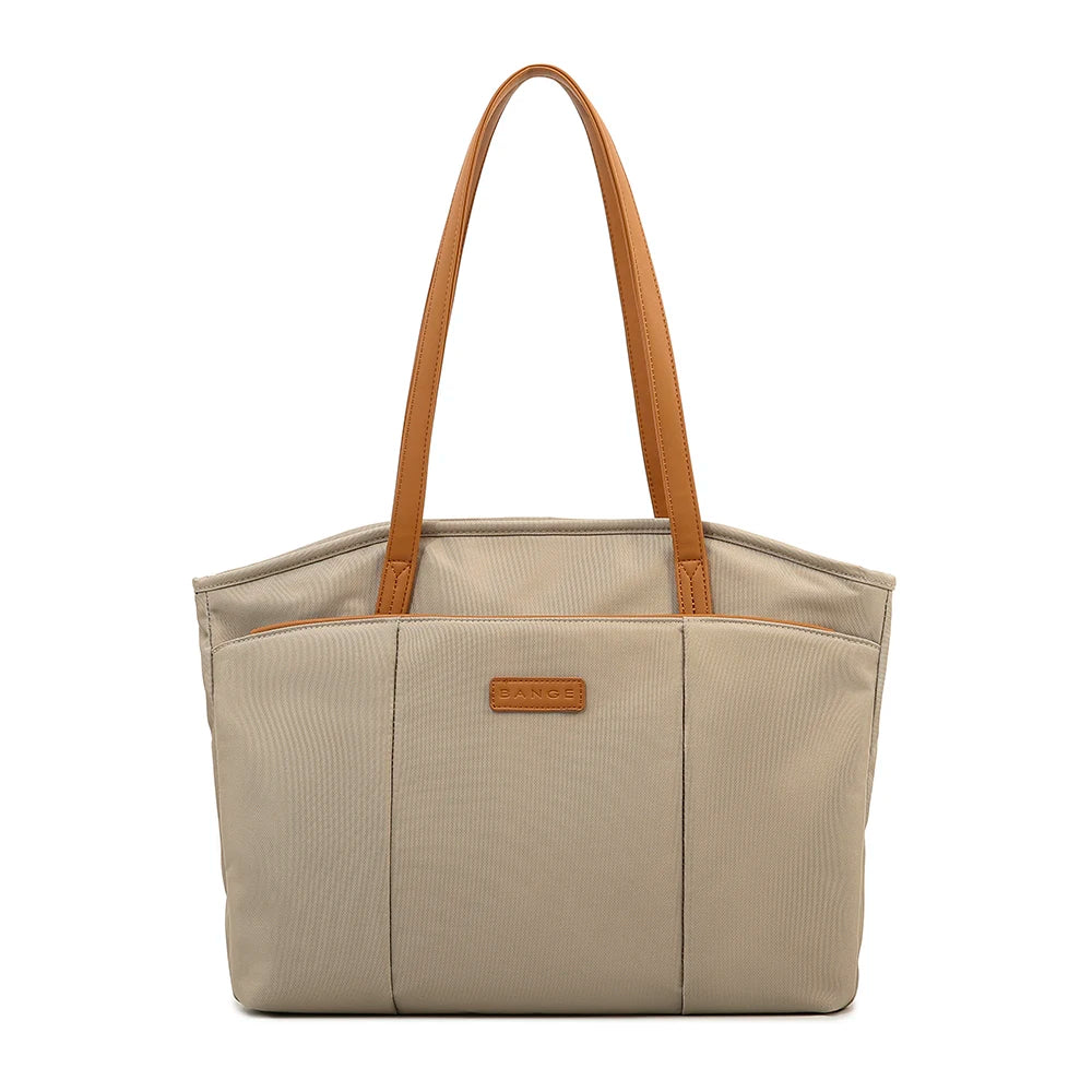 BANGE Women's Large Tote Bag – Padded Shoulder Crossbody for School & Work