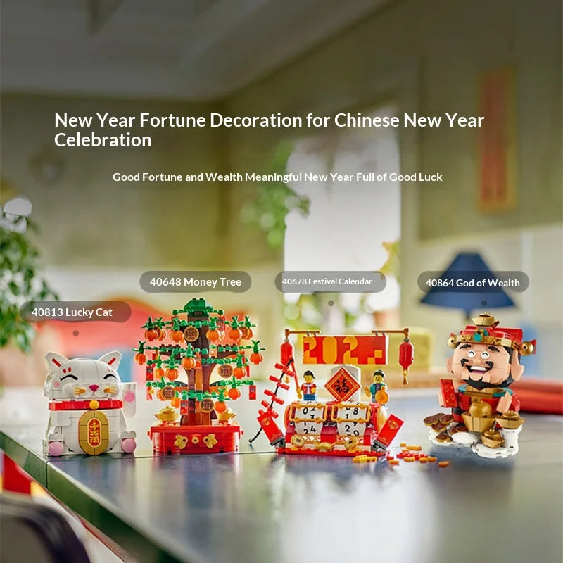 LEGO 40864 God of Wealth Building Set – Chinese Traditional Figure
