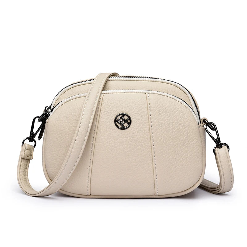 Soft Leather Crossbody Bag – Women's Luxury Shoulder Messenger Purse