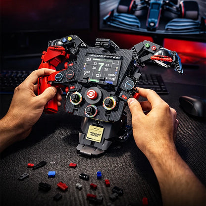 971-Piece F1 Racing Steering Wheel MOC Building Blocks Set for Adults