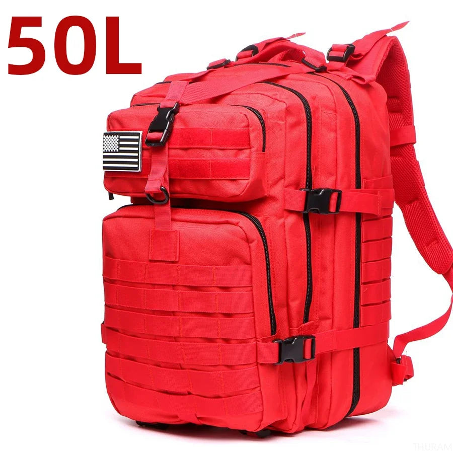 Tactical Backpack 25L/50L Waterproof MOLLE Hunting Camping Hiking Bag