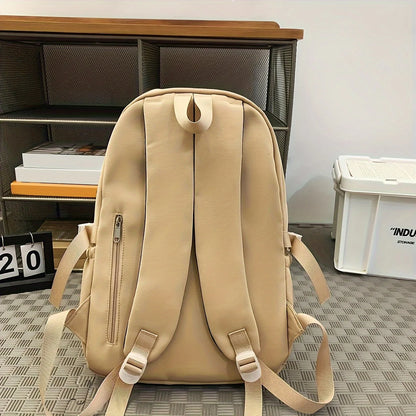 Large Capacity School Backpack with Mini Coin Pouch