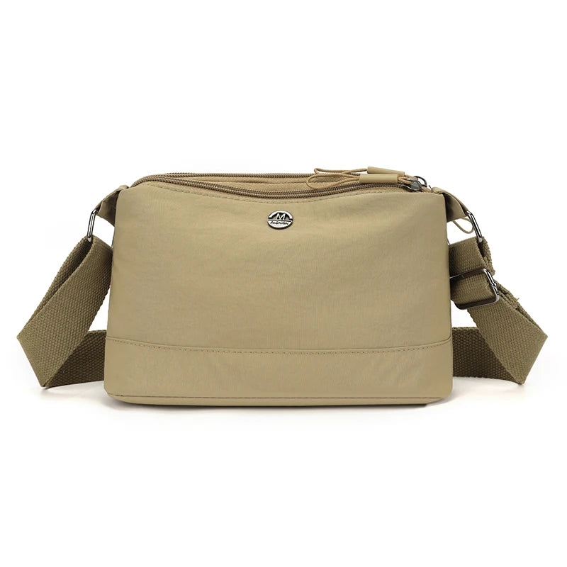 Women's Waterproof Nylon Crossbody Bag Large Capacity