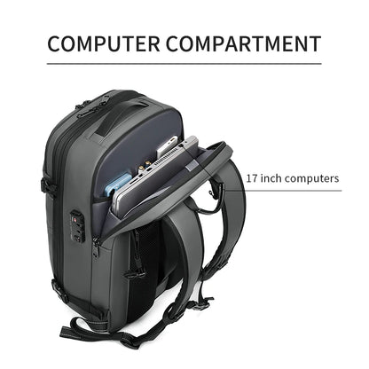 Vacuum Compression Travel Backpack – 17" Laptop Business Bag