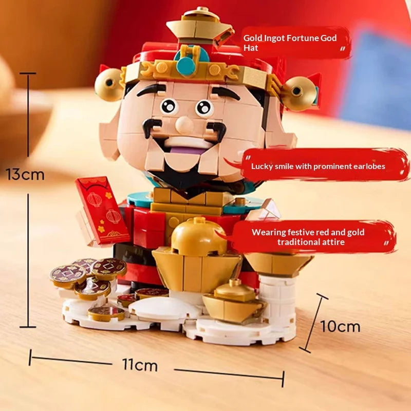 LEGO 40864 God of Wealth Building Set – Chinese Traditional Figure