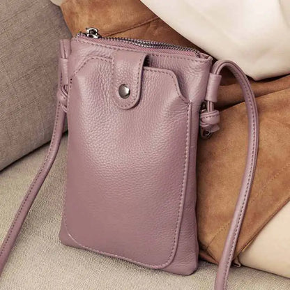Mini Crossbody Phone Bag for Women – PU Leather Wallet Purse